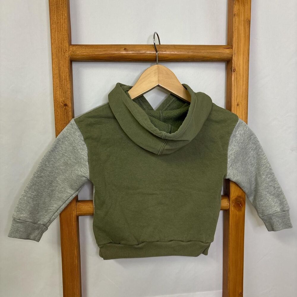 Babygap Green and Khaki Hoodie - Picture 5 of 6